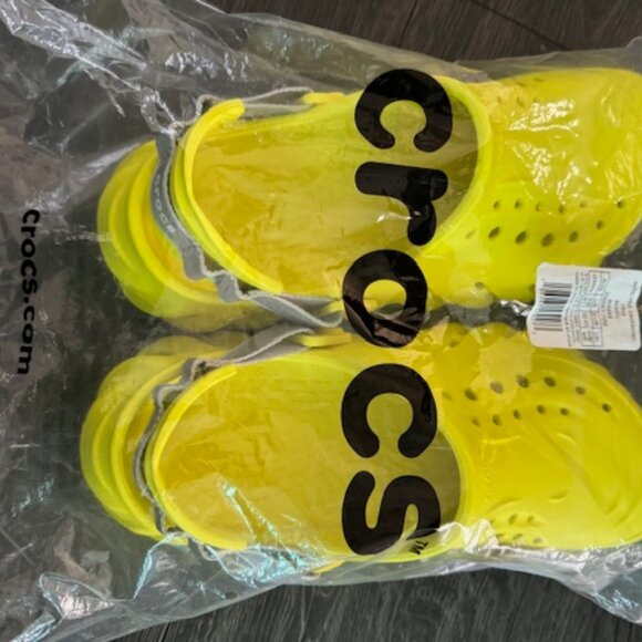 Brand NEW Unisex CROCS- Yellow US size (9 Men /11Women) - Picture 2 of 7